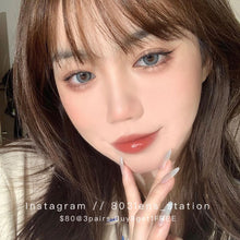 將圖片載入圖庫檢視器 現貨  買完不補❗️布偶甜心 藍色 Blue 14.2mm 年拋(兩片裝)✨$100/3對✨