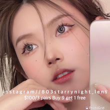 將圖片載入圖庫檢視器 現貨 黑水瑪瑙🖤🔮 af 灰色 gray 14.20mm 年拋 (兩片裝)🎀可預訂請撳度數選項中最下🎀 ✨$100/3對✨