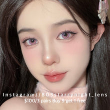 將圖片載入圖庫檢視器 現貨 少女漫淚光粉  Prenta 粉紅色 pink 14.50mm 年拋 (兩片裝) 🎀可預訂請撳度數選項中最下🎀 ✨$100/3對✨