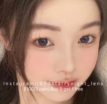 將圖片載入圖庫檢視器 現貨 xiyou 琉璃海岸 藍色 blue 14.50mm 年拋 (兩片裝)🎀可預訂請撳度數選項中最下🎀 ✨$100/3對✨