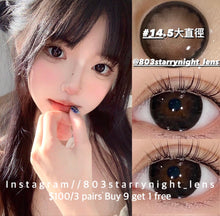 將圖片載入圖庫檢視器 現貨 甜喪黑兔🐰🖤 Apical 黑色 black  14.50mm 半年拋 (兩片裝) 🎀可預訂請撳度數選項中最下🎀 ✨$100/3對✨