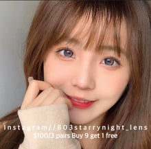 將圖片載入圖庫檢視器 現貨 反轉極光  Lrgood 藍色 啡色 blue brown 14.20mm 年拋 (兩片裝) 🎀可預訂請撳度數選項中最下🎀 ✨$100/3對✨