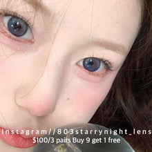 將圖片載入圖庫檢視器 現貨 赤道雪花❄️Xiyou 藍色 Blue14.50mm 年拋 (兩片裝)🎀可預訂請撳度數選項中最下🎀 ✨$100/3對✨