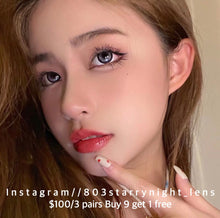 將圖片載入圖庫檢視器 現貨 波斯菊紫💜  xiyou 紫色 purple 4.50mm 年拋 (兩片裝)🎀可預訂請撳度數選項中最下🎀 ✨$100/3對✨