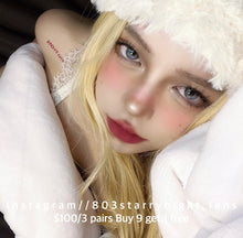 將圖片載入圖庫檢視器 現貨 泰勒藍灰🩵🩶 af 藍色 Blue 14.20mm 年拋 (兩片裝) 🎀可預訂請撳度數選項中最下🎀 ✨$100/3對✨