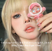 將圖片載入圖庫檢視器 現貨 水母芭比💙 Clamido 藍色blue 14.50mm 年拋 (兩片裝) 🎀可預訂請撳度數選項中最下🎀 ✨$100/3對✨