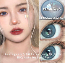 將圖片載入圖庫檢視器 現貨 貓咪小藍 藍色 blue 14.00mm 年拋 (兩片裝) 🎀可預訂請撳度數選項中最下🎀 ✨$100/3對✨