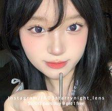 將圖片載入圖庫檢視器 現貨 波兒💙💜xiyou藍色 紫色 Blue purple 14.5mm 年拋(兩片裝)🎀可預訂請撳度數選項中最下🎀 ✨$100/3對✨