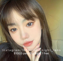 將圖片載入圖庫檢視器 現貨 xiyou 琉璃海岸 藍色 blue 14.50mm 年拋 (兩片裝)🎀可預訂請撳度數選項中最下🎀 ✨$100/3對✨