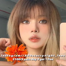 將圖片載入圖庫檢視器 現貨 青木淺駝🐫 clamido 啡色 brown 14.00mm 年拋 (兩片裝)🎀可預訂請撳度數選項中最下🎀 ✨$100/3對✨