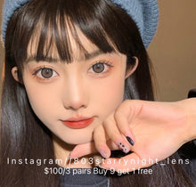 將圖片載入圖庫檢視器 現貨✦Lrgood黑森林 灰色 黑色gray black14.50mm 年拋(兩片裝)🎀可預訂請撳度數選項中最下🎀 ✨$100/3對✨