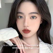 將圖片載入圖庫檢視器 現貨 琉璃冰爆🧊 xiyou 藍色 灰色blue gray 14.20mm 年拋 (兩片裝) 🎀可預訂請撳度數選項中最下🎀 ✨$100/3對✨