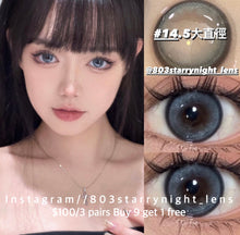 將圖片載入圖庫檢視器 現貨 星星避難所💫 ovo/xiyou 藍色 Blue 14.50mm 年拋 (兩片裝)🎀可預訂請撳度數選項中最下🎀 ✨$100/3對✨