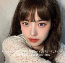 將圖片載入圖庫檢視器 現貨 xiyou 琉璃海岸 藍色 blue 14.50mm 年拋 (兩片裝)🎀可預訂請撳度數選項中最下🎀 ✨$100/3對✨