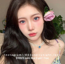 將圖片載入圖庫檢視器 現貨 貓咪小藍 藍色 blue 14.00mm 年拋 (兩片裝) 🎀可預訂請撳度數選項中最下🎀 ✨$100/3對✨