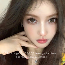 將圖片載入圖庫檢視器 現貨 大圓環棕 Xiyou 啡色 Brown 14.5mm 年拋(兩片裝)🎀可預訂請撳度數選項中最下🎀 ✨$100/3對✨