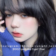 將圖片載入圖庫檢視器 現貨 赤道雪花❄️Xiyou 藍色 Blue14.50mm 年拋 (兩片裝)🎀可預訂請撳度數選項中最下🎀 ✨$100/3對✨