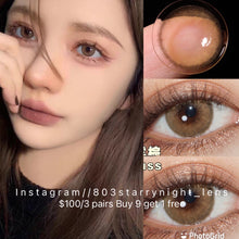 將圖片載入圖庫檢視器 現貨 黎霧棕 eyewish Brown 啡色14.00mm 年拋(兩片裝)買完不補❗️ ✨$100/3對✨