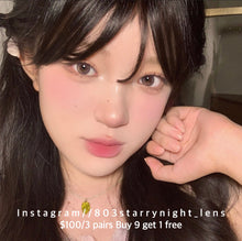 將圖片載入圖庫檢視器 現貨 奶油杏子 灰色 gray 14.20mm 年拋 (兩片裝) 🎀可預訂請撳度數選項中最下🎀 ✨$100/3對✨