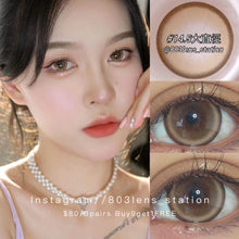 將圖片載入圖庫檢視器 現貨 prenta 甜橙🍊珍寶珠 啡色 Brown14.5 mm 半年拋(兩片裝)🎀可預訂請撳度數選項中最下🎀 ✨$100/3對✨