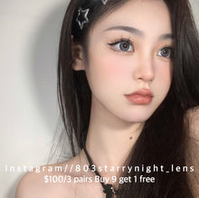 將圖片載入圖庫檢視器 現貨 星星避難所💫 ovo/xiyou 藍色 Blue 14.50mm 年拋 (兩片裝)🎀可預訂請撳度數選項中最下🎀 ✨$100/3對✨