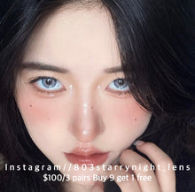 將圖片載入圖庫檢視器 現貨 藍鴉片💙 Clamido藍色 blue14.20mm 年拋 (兩片裝)🎀可預訂請撳度數選項中最下🎀 ✨$100/3對✨