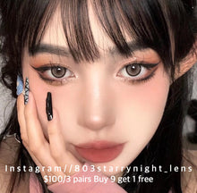 將圖片載入圖庫檢視器 現貨 金黎米  Clamido 啡色 brown 14.20mm 年拋 (兩片裝)🎀可預訂請撳度數選項中最下🎀 ✨$100/3對✨