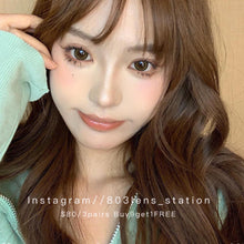 將圖片載入圖庫檢視器 現貨 大圓環棕 Xiyou 啡色 Brown 14.5mm 年拋(兩片裝)🎀可預訂請撳度數選項中最下🎀 ✨$100/3對✨