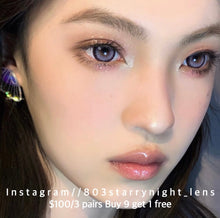 將圖片載入圖庫檢視器 現貨 波斯菊紫💜  xiyou 紫色 purple 4.50mm 年拋 (兩片裝)🎀可預訂請撳度數選項中最下🎀 ✨$100/3對✨