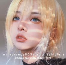 將圖片載入圖庫檢視器 現貨 水母芭比💙 Clamido 藍色blue 14.50mm 年拋 (兩片裝) 🎀可預訂請撳度數選項中最下🎀 ✨$100/3對✨