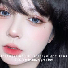 將圖片載入圖庫檢視器 現貨 赤道雪花❄️Xiyou 藍色 Blue14.50mm 年拋 (兩片裝)🎀可預訂請撳度數選項中最下🎀 ✨$100/3對✨