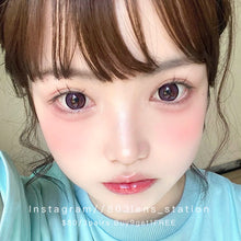 將圖片載入圖庫檢視器 現貨 大圓環紫 Pink purple 粉紅色 紫色 14.5mm 年拋(兩片裝)🎀可預訂請撳度數選項中最下🎀 ✨$100/3對✨