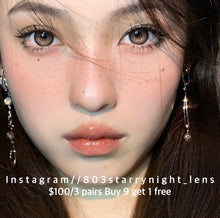 將圖片載入圖庫檢視器 現貨 髒可可 Clamido啡色  Brown 14.20mm 年拋 (兩片裝) 🎀可預訂請撳度數選項中最下🎀 ✨$100/3對✨