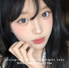 將圖片載入圖庫檢視器 現貨 波兒💙💜xiyou藍色 紫色 Blue purple 14.5mm 年拋(兩片裝)🎀可預訂請撳度數選項中最下🎀 ✨$100/3對✨