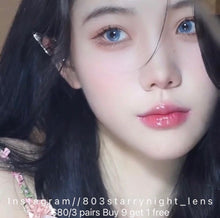 將圖片載入圖庫檢視器 現貨✦精靈海 Blue 藍色 Xiyou 14.00 年拋 (兩片裝)🎀可預訂請撳度數選項中最下🎀 ✨$100/3對✨