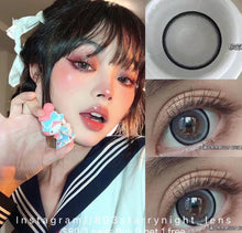 將圖片載入圖庫檢視器 現貨  牛奶🥛珍寶珠 ovo 灰色gray 14.5 mm 半年/年拋(兩片裝)🎀可預訂請撳度數選項中最下🎀 ✨$100/3對✨