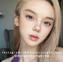 將圖片載入圖庫檢視器 現貨 紫薯姫🍠💜 Prenta紫色 purple 14.50mm 年拋 (兩片裝) 🎀可預訂請撳度數選項中最下🎀 ✨$100/3對✨