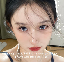 將圖片載入圖庫檢視器 現貨 琉璃冰爆🧊 xiyou 藍色 灰色blue gray 14.20mm 年拋 (兩片裝) 🎀可預訂請撳度數選項中最下🎀 ✨$100/3對✨