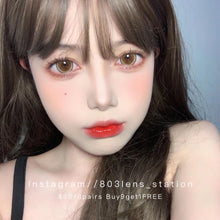 將圖片載入圖庫檢視器 現貨 prenta 甜橙🍊珍寶珠 啡色 Brown14.5 mm 半年拋(兩片裝)🎀可預訂請撳度數選項中最下🎀 ✨$100/3對✨