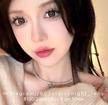 將圖片載入圖庫檢視器 現貨 lrgood 冰紅茶🧊☕️ 紅色 啡色 red Brown14.5mm 年拋(兩片裝)🎀可預訂請撳度數選項中最下🎀 ✨$100/3對✨