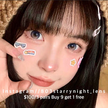 將圖片載入圖庫檢視器 現貨 反轉極光  Lrgood 藍色 啡色 blue brown 14.20mm 年拋 (兩片裝) 🎀可預訂請撳度數選項中最下🎀 ✨$100/3對✨