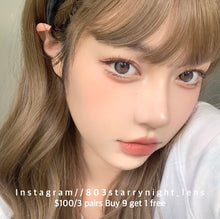 將圖片載入圖庫檢視器 現貨 波兒💙💜xiyou藍色 紫色 Blue purple 14.5mm 年拋(兩片裝)🎀可預訂請撳度數選項中最下🎀 ✨$100/3對✨