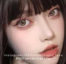 將圖片載入圖庫檢視器 現貨 焦糖奶茶🧋clamido  啡色 brown 14.50mm 年拋 (兩片裝)🎀可預訂請撳度數選項中最下🎀 ✨$100/3對✨