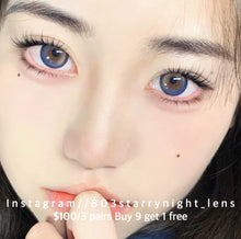 將圖片載入圖庫檢視器 現貨 反轉極光  Lrgood 藍色 啡色 blue brown 14.20mm 年拋 (兩片裝) 🎀可預訂請撳度數選項中最下🎀 ✨$100/3對✨