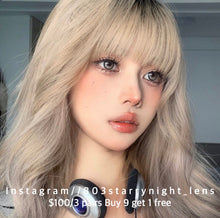 將圖片載入圖庫檢視器 現貨 奶油米 Clamido 灰色 gray 14.20mm 年拋 (兩片裝) 🎀可預訂請撳度數選項中最下🎀 ✨$100/3對✨