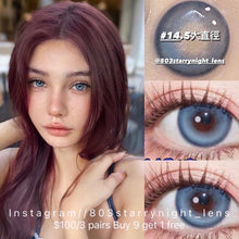 將圖片載入圖庫檢視器 現貨 藍椰奶凍 ovo 藍色 blue 14.50mm 半年/年拋 (兩片裝)🎀可預訂請撳度數選項中最下🎀 ✨$100/3對✨