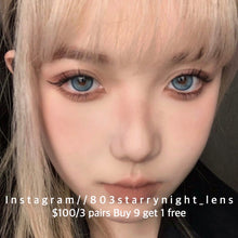 將圖片載入圖庫檢視器 現貨 水母芭比💙 Clamido 藍色blue 14.50mm 年拋 (兩片裝) 🎀可預訂請撳度數選項中最下🎀 ✨$100/3對✨