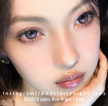 將圖片載入圖庫檢視器 現貨 波斯菊紫💜  xiyou 紫色 purple 4.50mm 年拋 (兩片裝)🎀可預訂請撳度數選項中最下🎀 ✨$100/3對✨