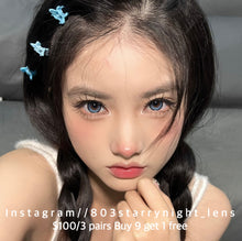 將圖片載入圖庫檢視器 現貨 魔法日志🩵Af Queen藍色 Blue 14.50mm 年拋 (兩片裝)🎀可預訂請撳度數選項中最下🎀 ✨$100/3對✨