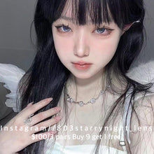 將圖片載入圖庫檢視器 現貨 赤道雪花❄️Xiyou 藍色 Blue14.50mm 年拋 (兩片裝)🎀可預訂請撳度數選項中最下🎀 ✨$100/3對✨